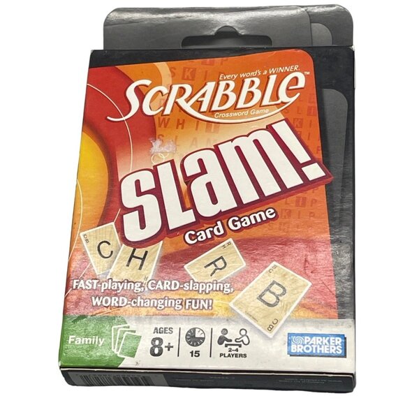 Parker Brothers Scrabble Slam card game 2 - 4 players four letter word game READ - Picture 1 of 4